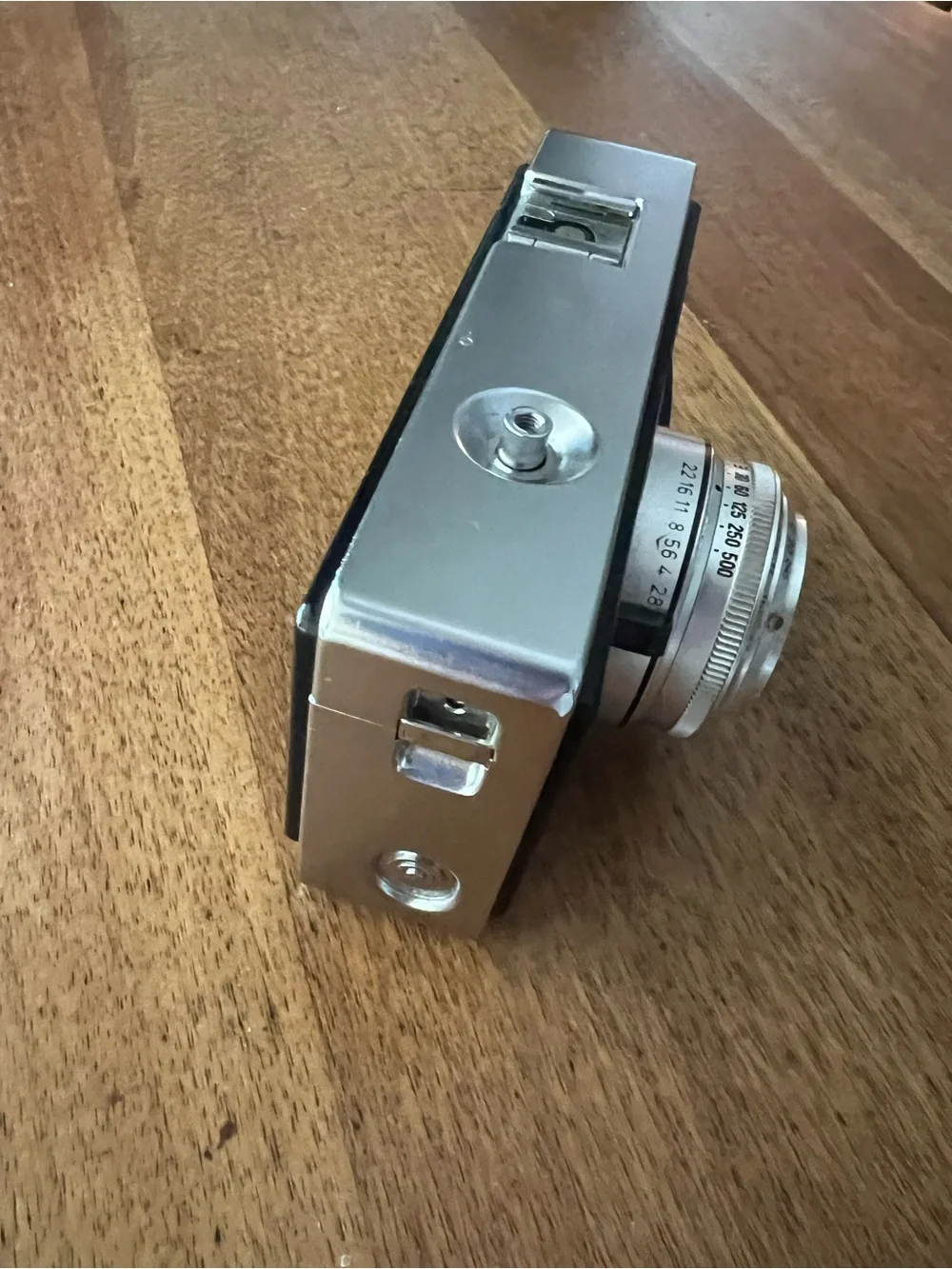 Vintage 60s Kodak Instamatic 500 Camera in Black and Silver